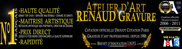 Plaque funeraire sur mesure avec photo porcelaine, dessin grav&eacute;, portrait mortuaire pour monument fun&eacute;raire et pompes funebres