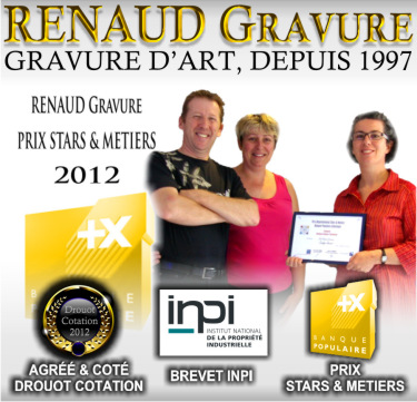 L'&eacute;quipe RENAUD Gravure vous propose ses service pour cr&eacute;er avec vous une plaque mortuaire originale et de qualit&eacute;.