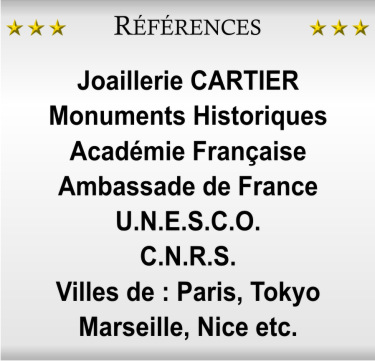 Les r&eacute;f&eacute;rences de l'entreprise RENAUD Gravure parlent d'elles m&ecirc;mes ... si votre demande est d&eacute;licate, nous pouvons faire.