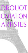 Cot&eacute; et agr&eacute;&eacute; par Drouot Cotation Paris