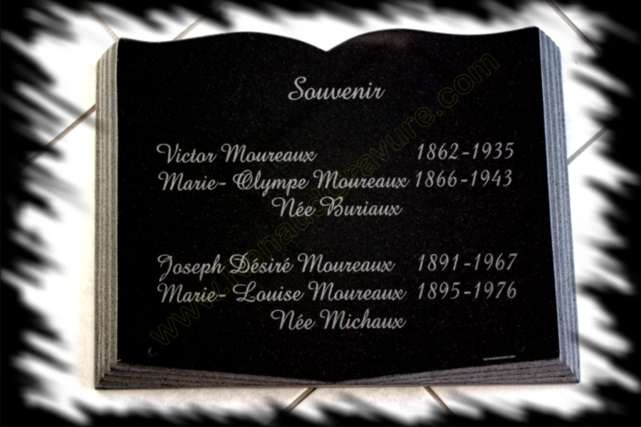 Plaque Funeraire Avec Photo Et Texte