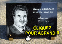 Voici un joli portrait sur une plaque fun&eacute;raire