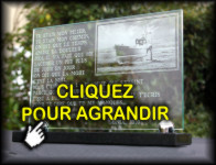 Cette magnifique plaque en verre grav&eacute; &agrave; &eacute;t&eacute; r&eacute;alis&eacute;e pour &ecirc;tre poser sur une tombe &agrave; l'occasion d'obs&egrave;ques d'un d&eacute;funt