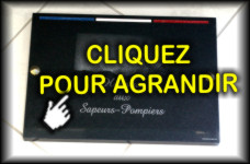 Plaque pour sapeur pompier, souvenir pour article fun&eacute;raire et d&eacute;c&egrave;s