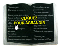 Article de tombe command&eacute; par internet sur le site de renaud gravure .com
