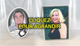 M&eacute;daillons porcelaine et photos c&eacute;ramique