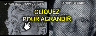 Portraits grav&eacute;s sur plaques fun&eacute;raires