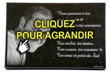 Pour le deuil : article de tombe