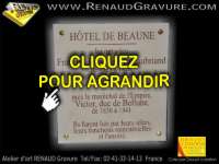Plaque fun&eacute;raire en verre grav&eacute; avec photo sur article funeraire