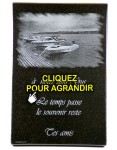 Bateaux &agrave; quai sur une plaque personnalis&eacute;e