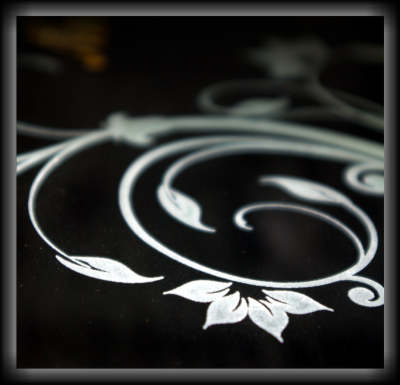 Gravure sur verre