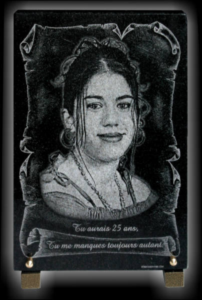 plaque funéraire