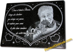 Portrait photo et coeur