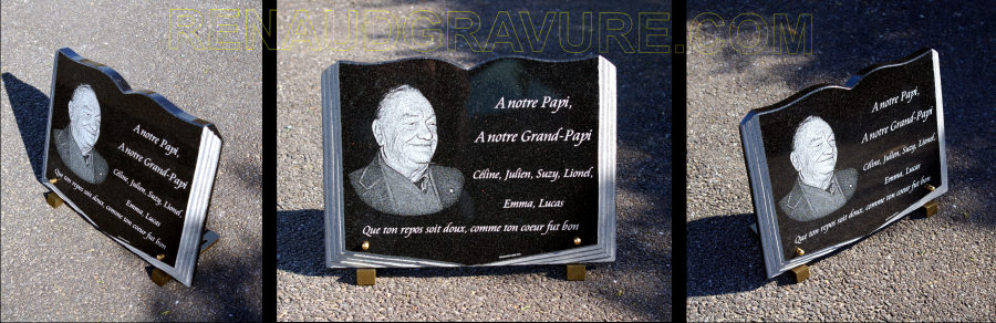 Plaque funeraire