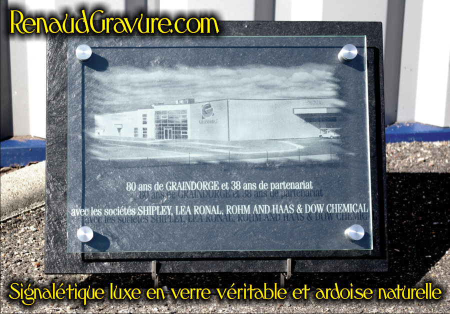 Plaque signal&eacute;tique luxe