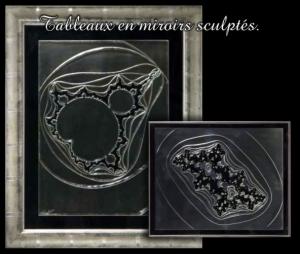 pintura de espejo tallado