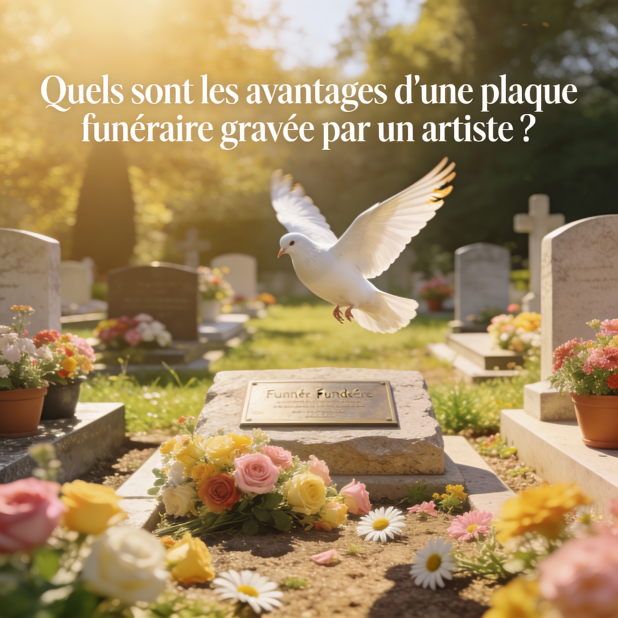 Plaque funéraire gravée par un artiste : avantages et conseils