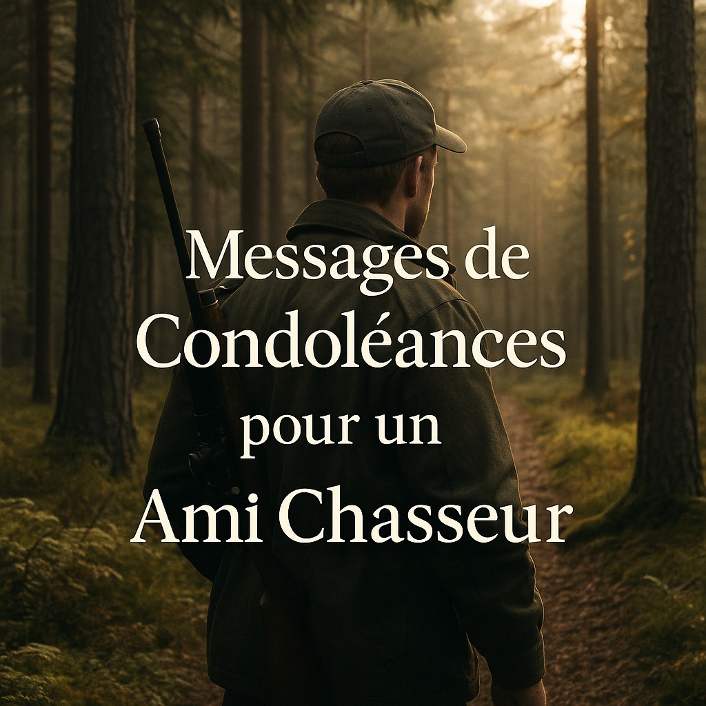 Exemples de condoléances pour un ami chasseur disparu