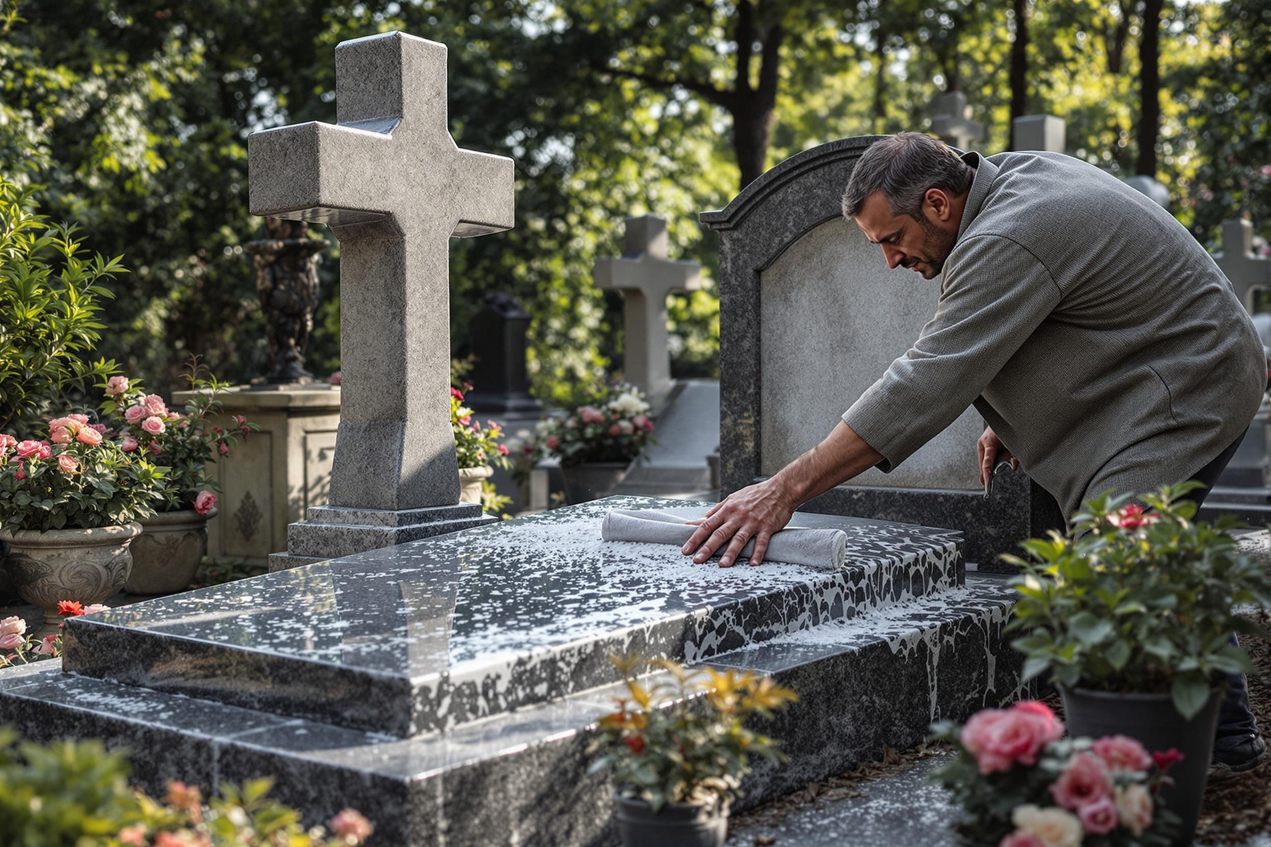 Comment entretenir une plaque funéraire : astuces et précautions