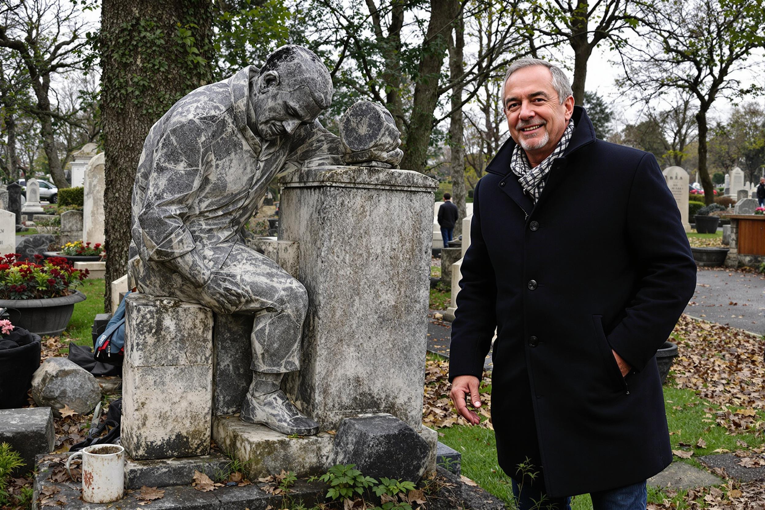 Décors pour tombe et plaque commémorative