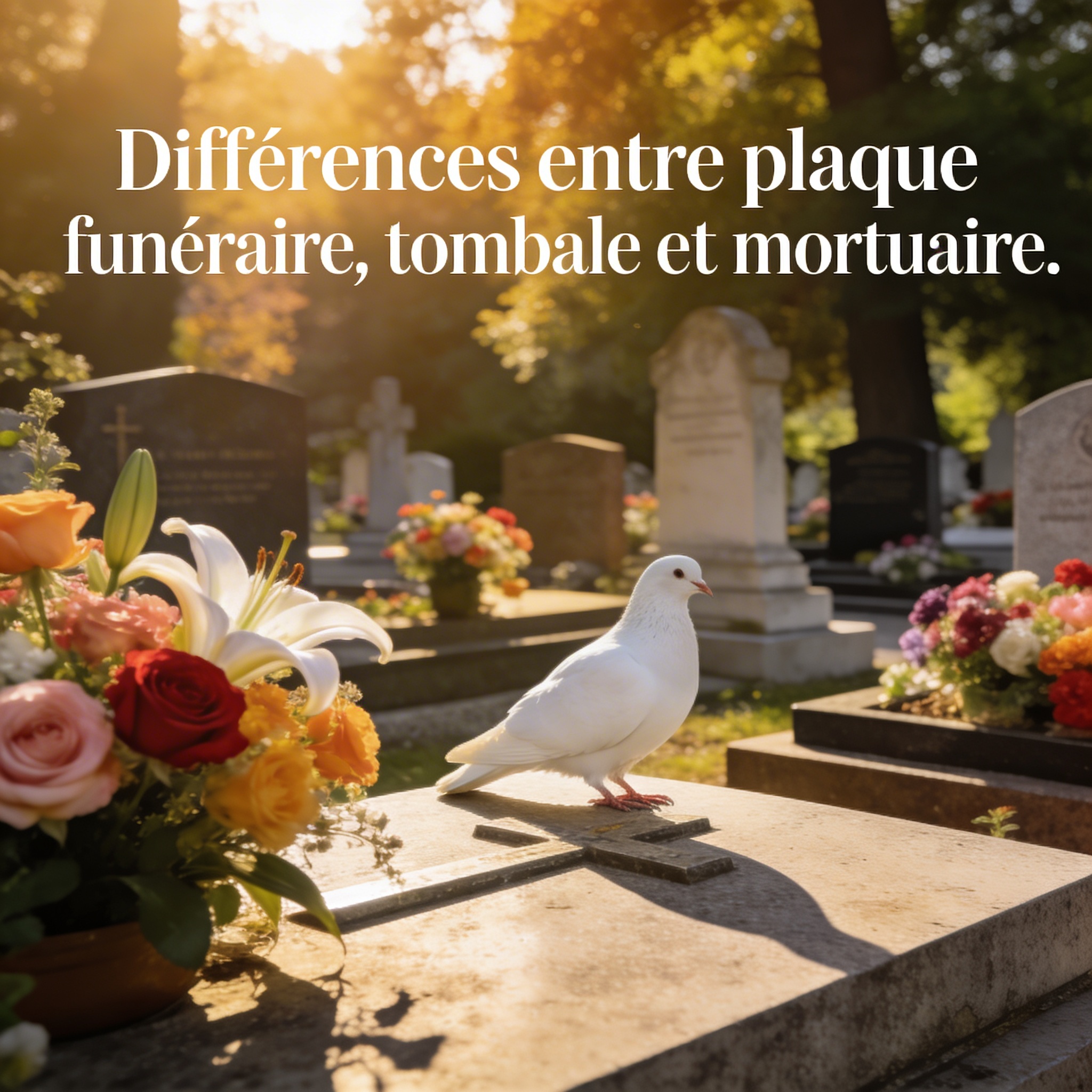 Différence entre plaque funéraire, tombale et mortuaire : guide clair