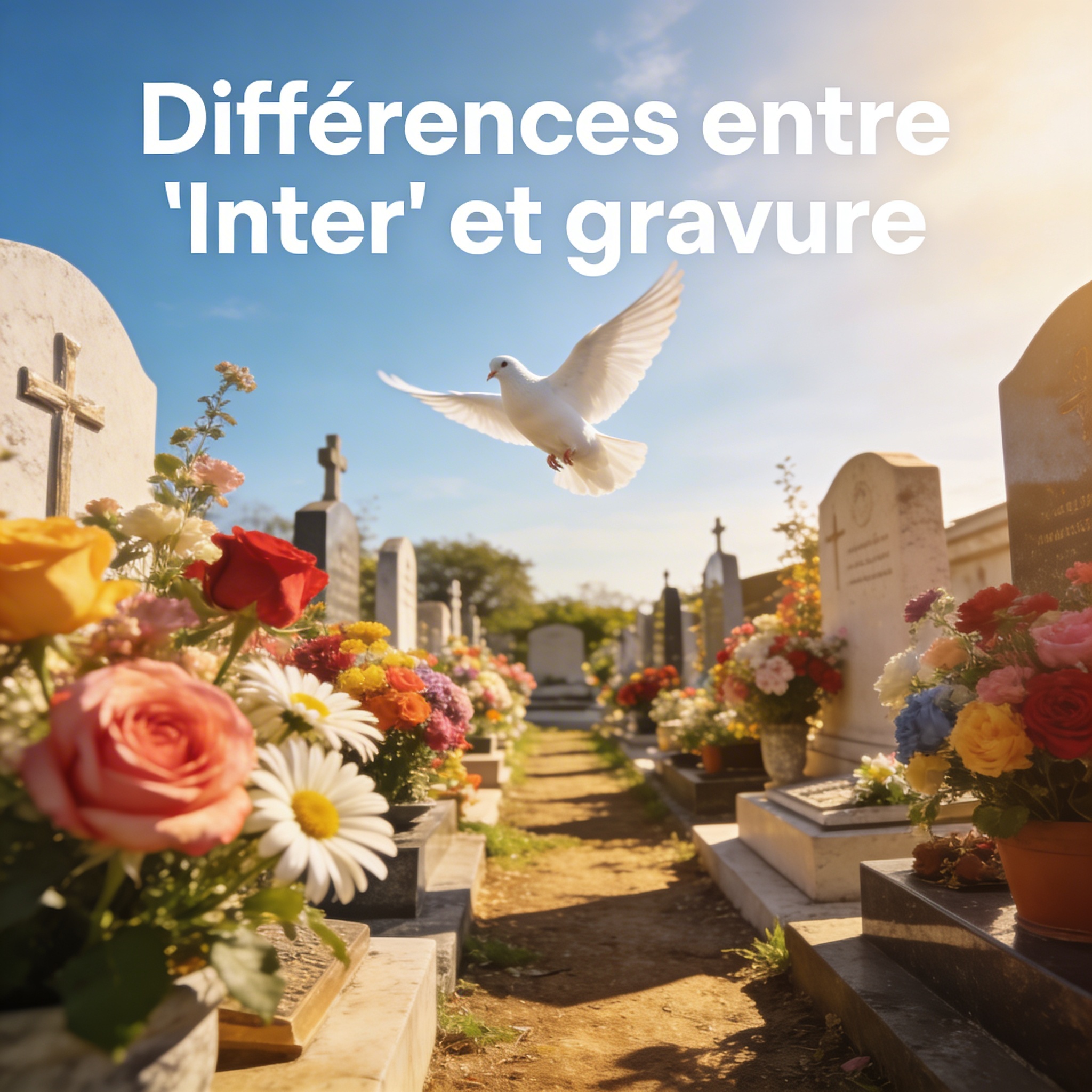 Inter funéraire ou gravure personnalisée : quelles différences ?