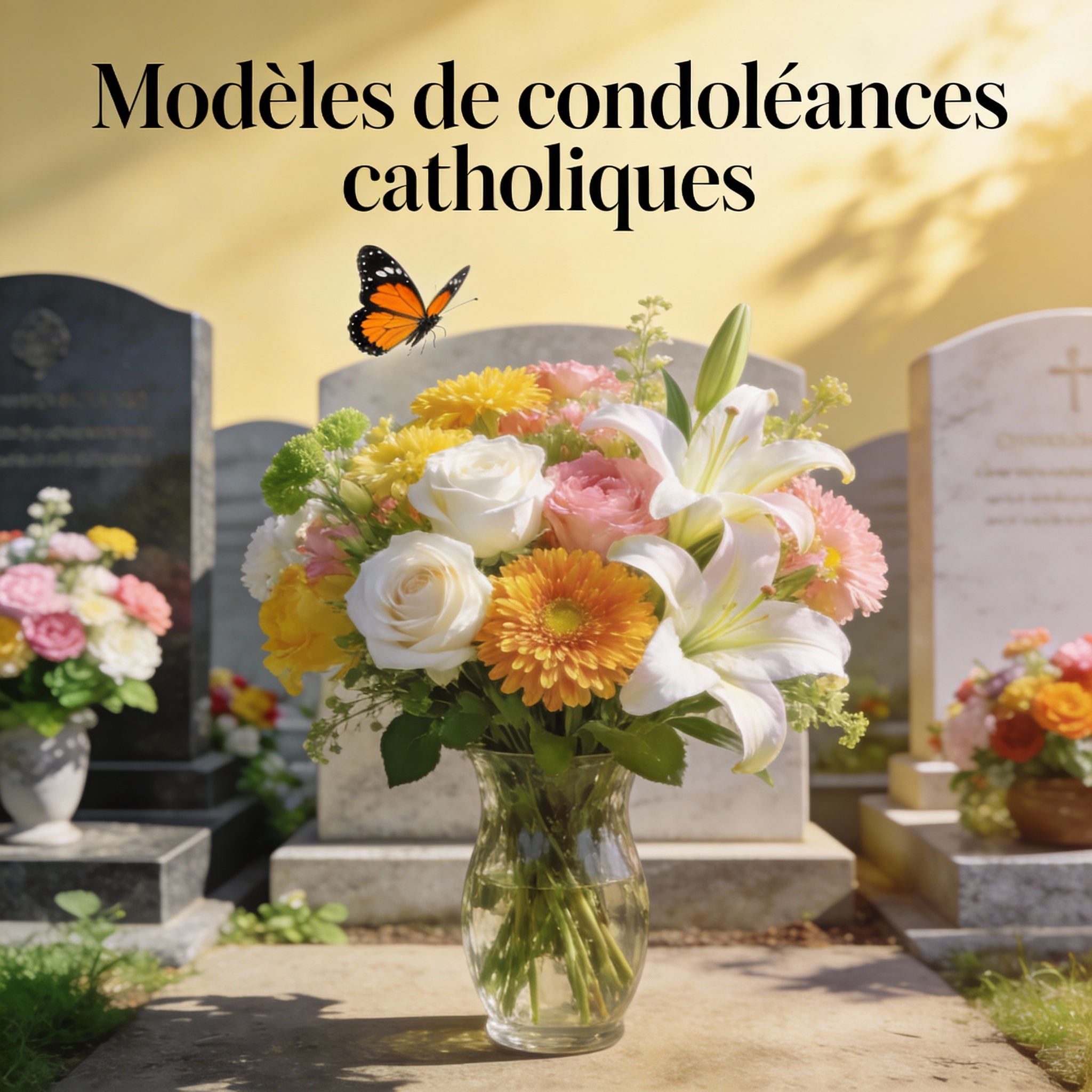 Modèles de condoléances catholiques