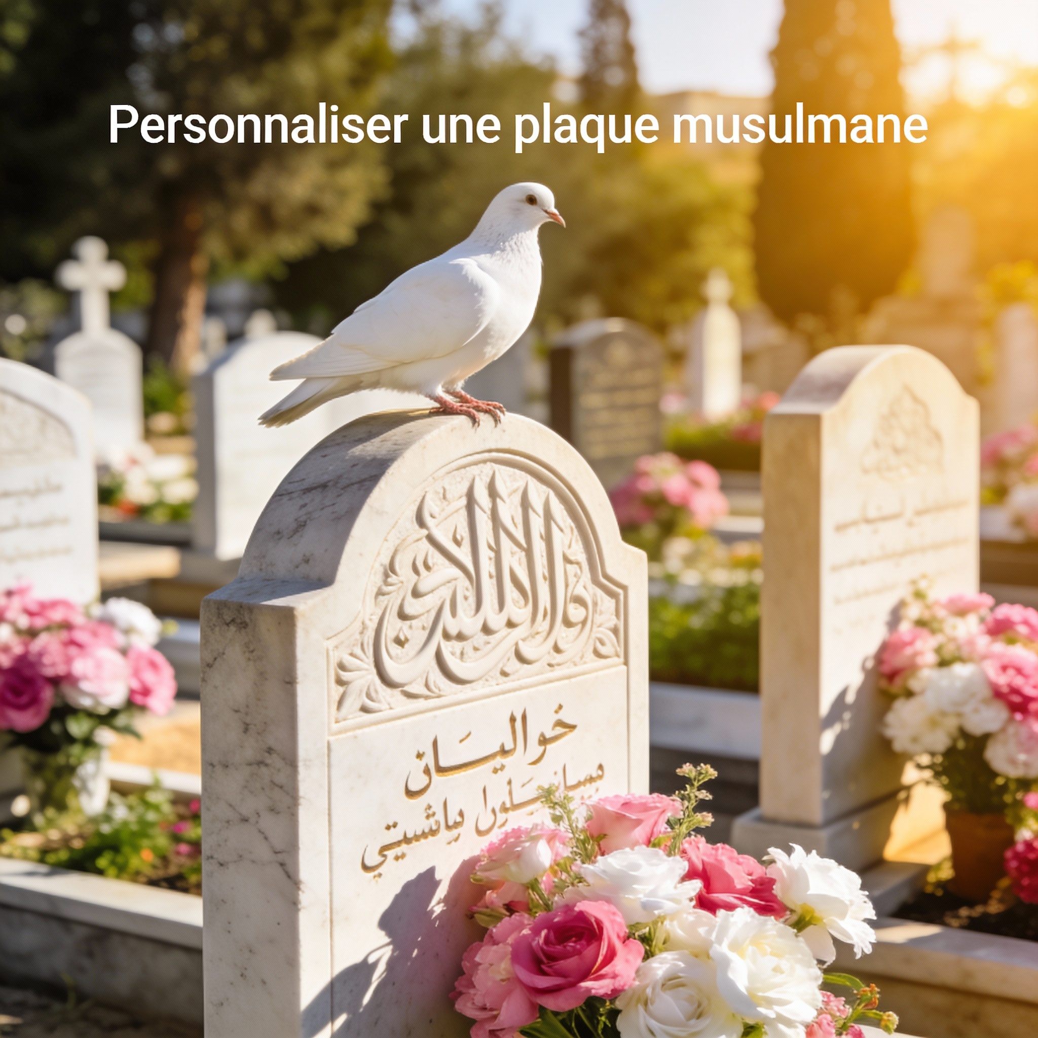 Comment personnaliser une plaque funéraire musulmane