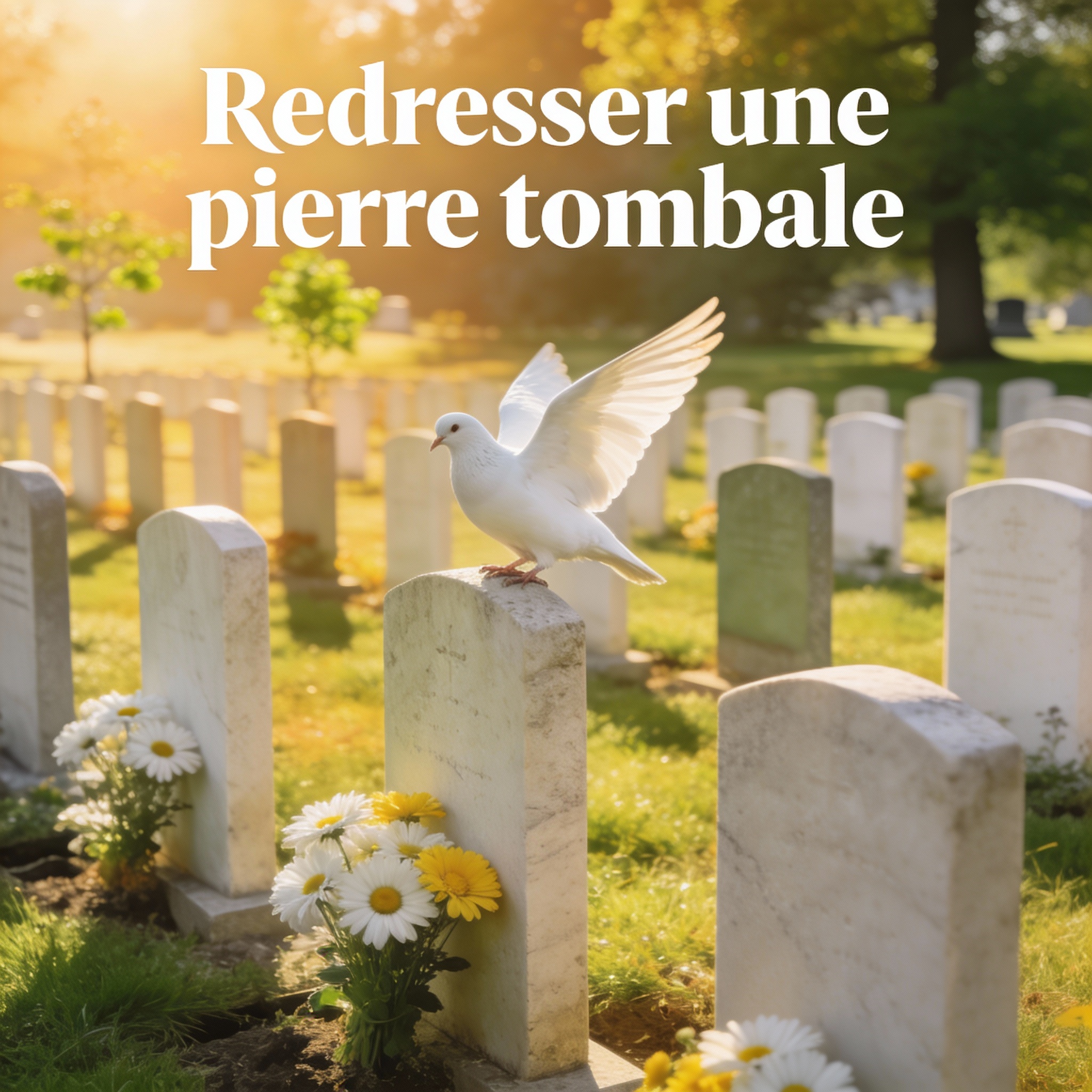 Redresser un monument funéraire : démarches, sécurité et solutions durables