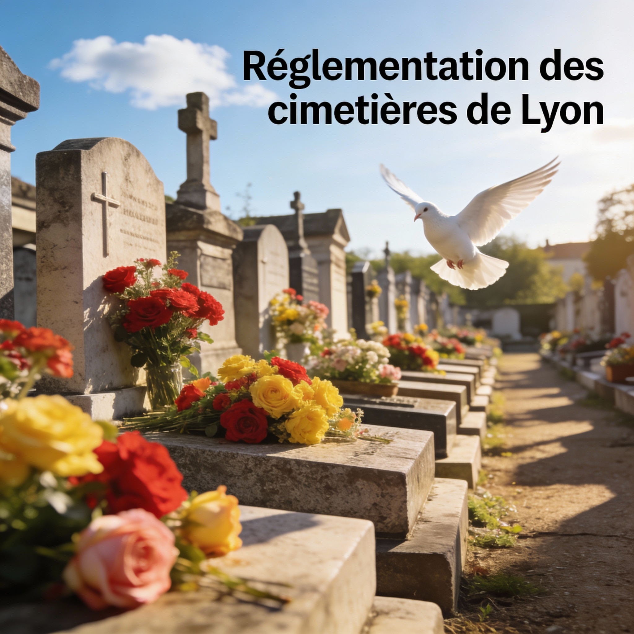 Réglementation des cimetières de Lyon (69) : Loyasse, concessions, plaques funéraires et démarches