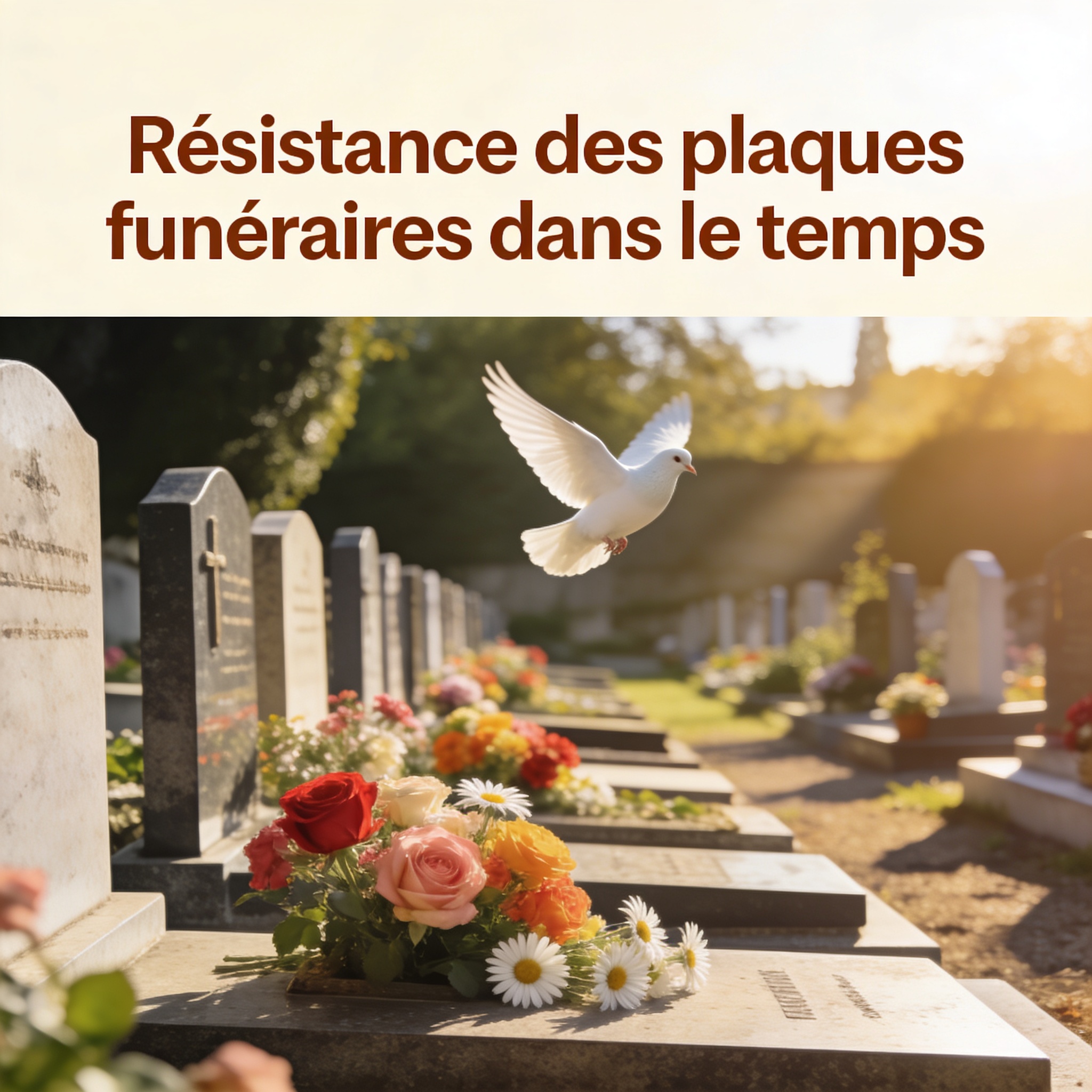 Résistance des plaques funéraires dans le temps