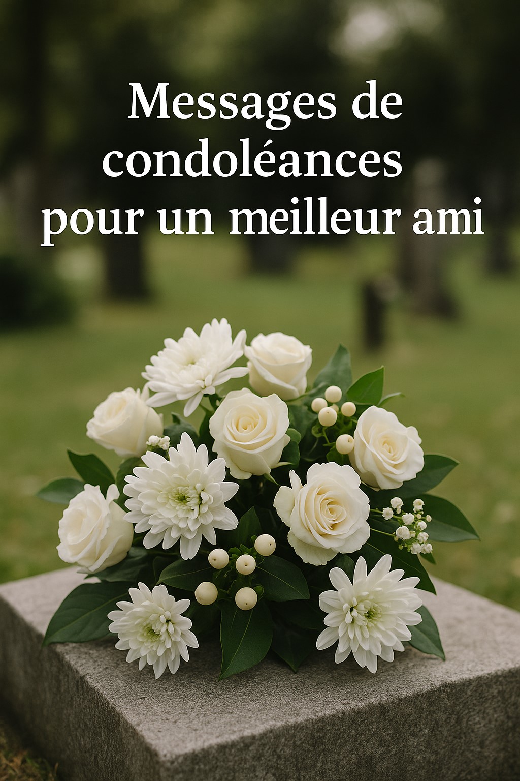 Messages de condoléances pour un meilleur ami disparu