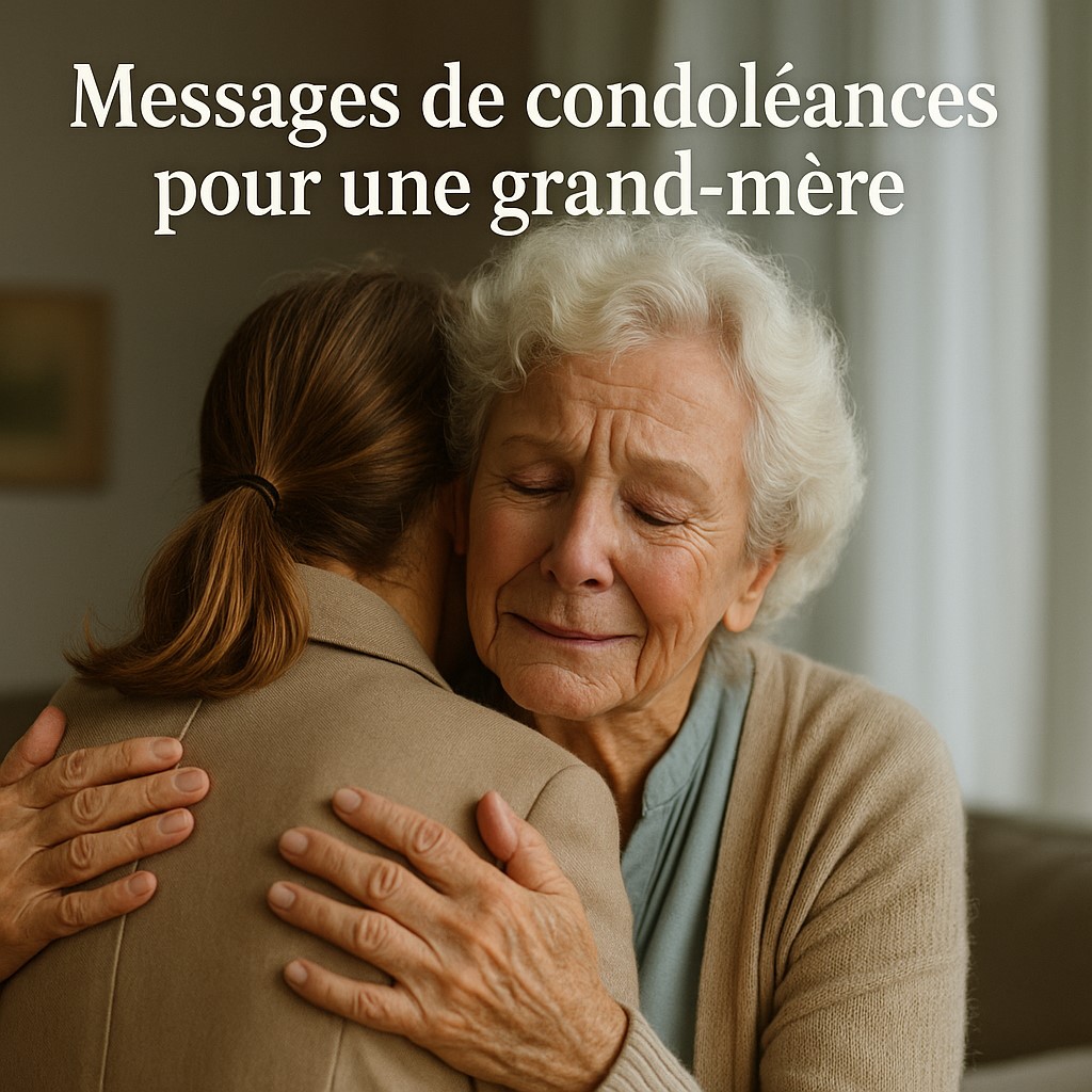 Textes de deuil pour une grand-mère bien-aimée
