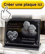 Personnaliser une plaque funéraire