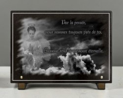 Plaque mortuaire Ange