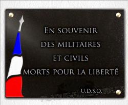 Plaque Plaque militaire, ancien combattant