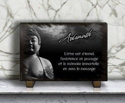 granit marbre, gravure, religion bouddhisme bouddha