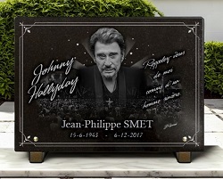 Johnny Hallyday, musique, granit Ref : 377