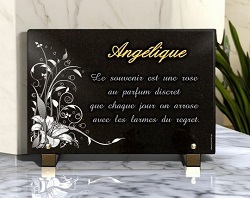 Plaque d'ange commémorative, ornement de jardin, hommage angélique