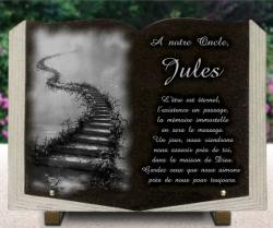 livre, granit, escalier, paradis