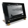 Plaque tombale avec barque de Loire pour pêcheur, en granit à personnaliser (2)