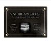 Plaque funéraire en granit à visser, quilles de bowling, gravure personnalisable (2)
