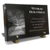 Plaque funeraire chemin de campagne en granit avec gravure à personnaliser (2)