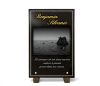 Plaque décès thème chasse aux canards avec texte doré à personnaliser (2)