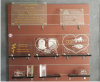 Plaque funeraire en verre, ballon de rugby, colombe et coeurs en gravure personnalisable (2)