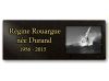 Plaque columbarium en granit à coller, planche à voile, sport de mer et épitaphe dorée (2)