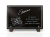 Plaque mortuaire personnalisée avec moto gravée sur granit (2)