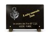 Plaque commémorative Anciens combattants Algérie, Tunisie avec texte doré à personnaliser (2)