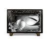 Plaque funéraire personnalisable avec club de golf et balle, fleurs et texte (2)