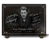 Plaque funéraire Johnny Hallyday à personnaliser en granit et gravure inaltérable (2)
